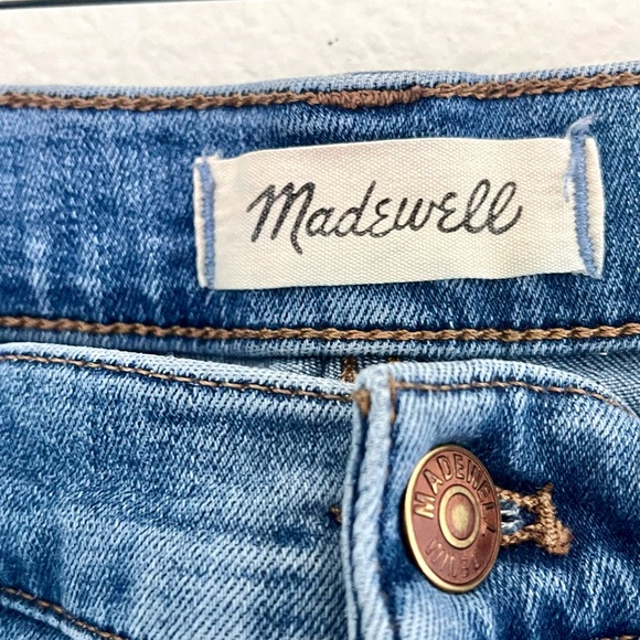 MADEWELL 9” Mid Rise Crop Skinny Jeans in Stinson Wash Size 31 Excellent Cond. - Picture 5 of 13